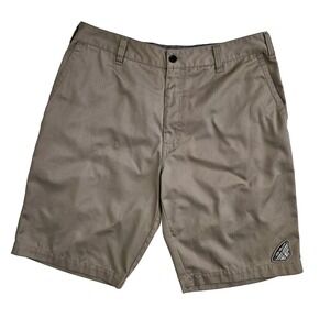 Fly Racing Premium (Men's 36) Brown Tan Shorts Moto Chino 11" Inseam Motocross